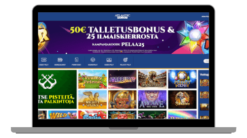 Atlantic Spins casinon etusivu