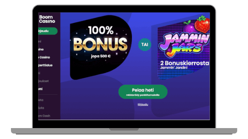 Boom Casino toivottaa pelaajat tervetulleeksi