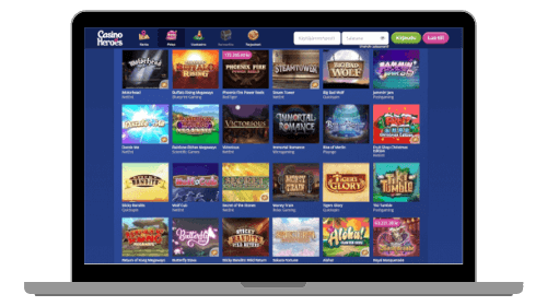 Pelivalikoima Casino Heroes casinolla