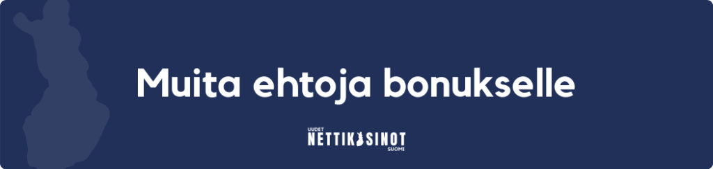 Muita casino kierrätysvaatimus ehtoja