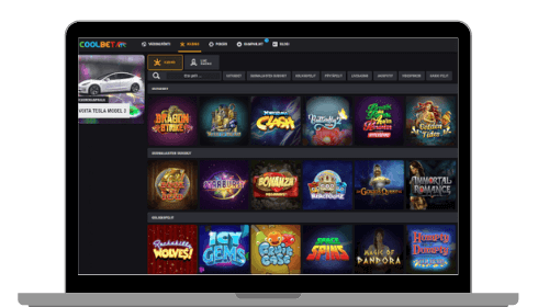 Coolbet Casinon etusivu