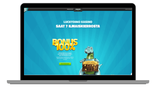 Lucky Dino casinon etusivu