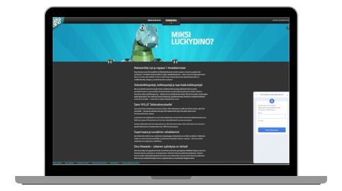 Asiakaspalvelu Lucky Dino casinolla