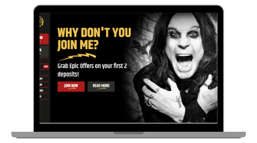 Metal Casinon etusivulle Ozzy Ozbourne