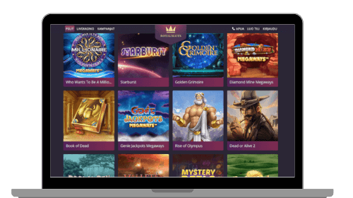 Pelivalikoima Royal Slots casinolla